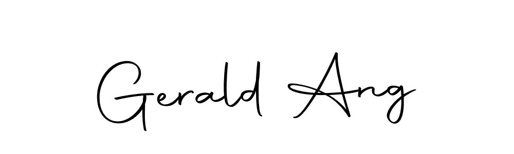 Make a short Gerald Ang signature style. Manage your documents anywhere anytime using Autography-DOLnW. Create and add eSignatures, submit forms, share and send files easily. Gerald Ang signature style 10 images and pictures png