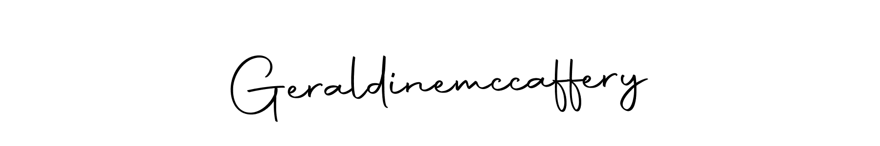 Make a beautiful signature design for name Geraldinemccaffery. With this signature (Autography-DOLnW) style, you can create a handwritten signature for free. Geraldinemccaffery signature style 10 images and pictures png