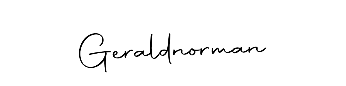 Design your own signature with our free online signature maker. With this signature software, you can create a handwritten (Autography-DOLnW) signature for name Geraldnorman. Geraldnorman signature style 10 images and pictures png