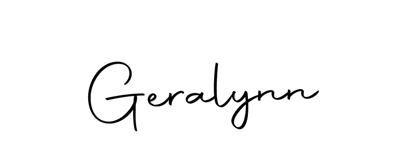The best way (Autography-DOLnW) to make a short signature is to pick only two or three words in your name. The name Geralynn include a total of six letters. For converting this name. Geralynn signature style 10 images and pictures png
