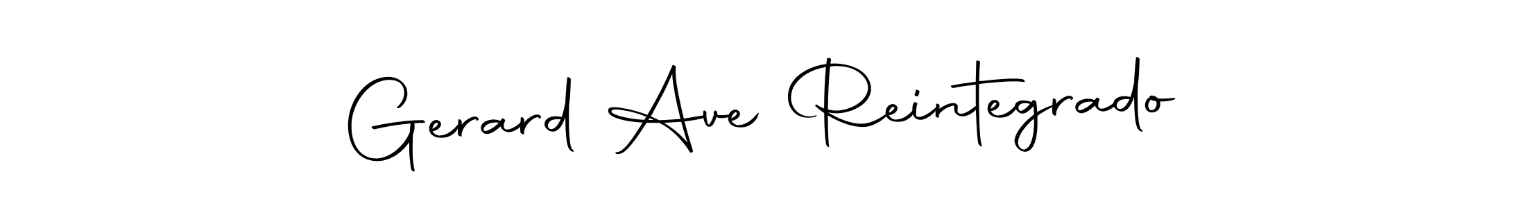 Design your own signature with our free online signature maker. With this signature software, you can create a handwritten (Autography-DOLnW) signature for name Gerard Ave Reintegrado. Gerard Ave Reintegrado signature style 10 images and pictures png