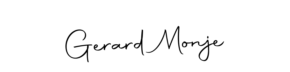 Make a beautiful signature design for name Gerard Monje. With this signature (Autography-DOLnW) style, you can create a handwritten signature for free. Gerard Monje signature style 10 images and pictures png