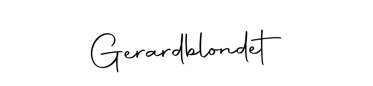 Make a beautiful signature design for name Gerardblondet. With this signature (Autography-DOLnW) style, you can create a handwritten signature for free. Gerardblondet signature style 10 images and pictures png