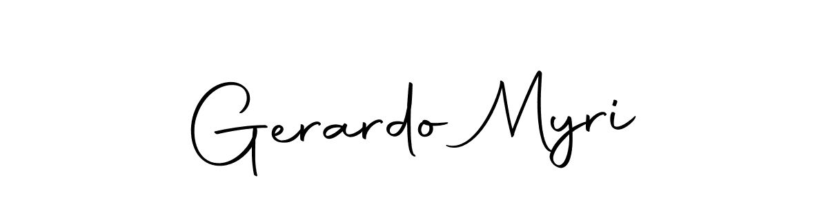 Also we have Gerardo Myri name is the best signature style. Create professional handwritten signature collection using Autography-DOLnW autograph style. Gerardo Myri signature style 10 images and pictures png