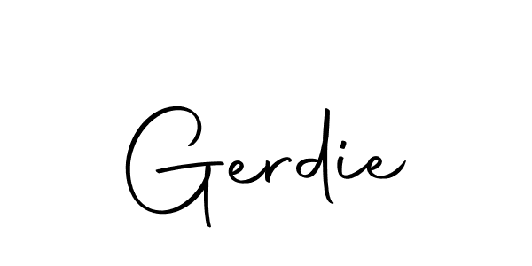 It looks lik you need a new signature style for name Gerdie. Design unique handwritten (Autography-DOLnW) signature with our free signature maker in just a few clicks. Gerdie signature style 10 images and pictures png