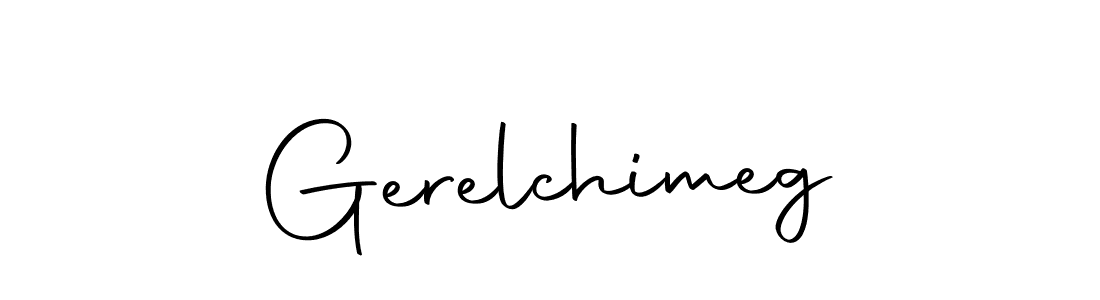 Make a short Gerelchimeg signature style. Manage your documents anywhere anytime using Autography-DOLnW. Create and add eSignatures, submit forms, share and send files easily. Gerelchimeg signature style 10 images and pictures png