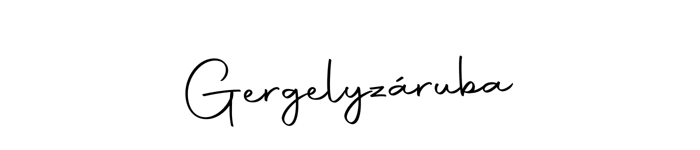 The best way (Autography-DOLnW) to make a short signature is to pick only two or three words in your name. The name Gergelyzáruba include a total of six letters. For converting this name. Gergelyzáruba signature style 10 images and pictures png