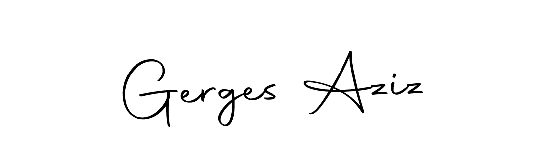 Here are the top 10 professional signature styles for the name Gerges Aziz. These are the best autograph styles you can use for your name. Gerges Aziz signature style 10 images and pictures png