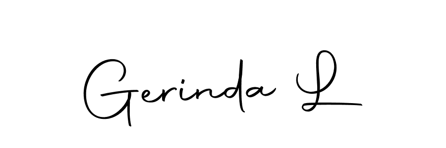 How to make Gerinda L signature? Autography-DOLnW is a professional autograph style. Create handwritten signature for Gerinda L name. Gerinda L signature style 10 images and pictures png