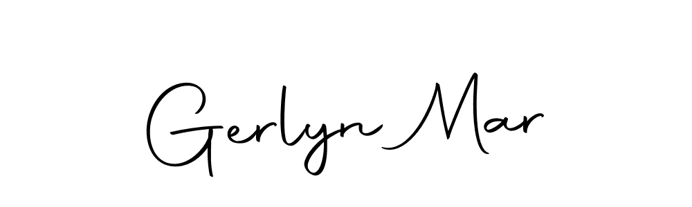 Design your own signature with our free online signature maker. With this signature software, you can create a handwritten (Autography-DOLnW) signature for name Gerlyn Mar. Gerlyn Mar signature style 10 images and pictures png