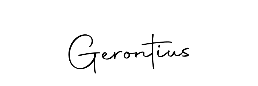 Make a beautiful signature design for name Gerontius. Use this online signature maker to create a handwritten signature for free. Gerontius signature style 10 images and pictures png