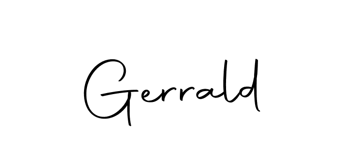 Gerrald stylish signature style. Best Handwritten Sign (Autography-DOLnW) for my name. Handwritten Signature Collection Ideas for my name Gerrald. Gerrald signature style 10 images and pictures png