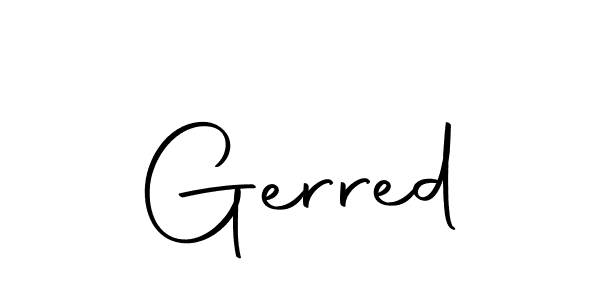 Also we have Gerred name is the best signature style. Create professional handwritten signature collection using Autography-DOLnW autograph style. Gerred signature style 10 images and pictures png