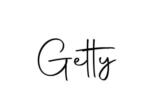 Make a beautiful signature design for name Getty. With this signature (Autography-DOLnW) style, you can create a handwritten signature for free. Getty signature style 10 images and pictures png