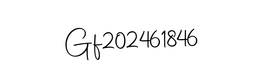 The best way (Autography-DOLnW) to make a short signature is to pick only two or three words in your name. The name Gf202461846 include a total of six letters. For converting this name. Gf202461846 signature style 10 images and pictures png