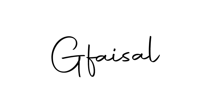 Make a beautiful signature design for name Gfaisal. Use this online signature maker to create a handwritten signature for free. Gfaisal signature style 10 images and pictures png