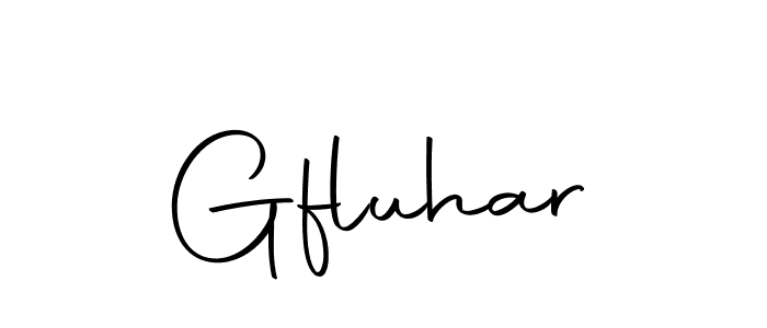 How to make Gfluhar name signature. Use Autography-DOLnW style for creating short signs online. This is the latest handwritten sign. Gfluhar signature style 10 images and pictures png