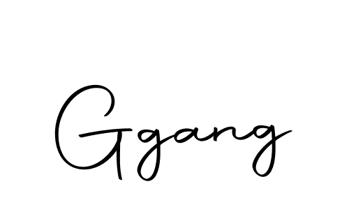 Also we have Ggang name is the best signature style. Create professional handwritten signature collection using Autography-DOLnW autograph style. Ggang signature style 10 images and pictures png