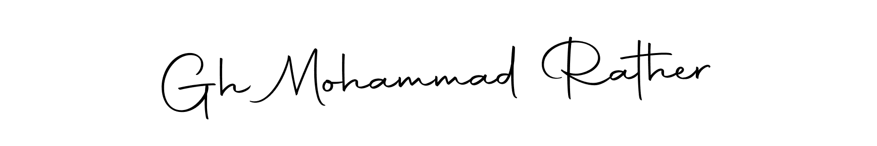 Use a signature maker to create a handwritten signature online. With this signature software, you can design (Autography-DOLnW) your own signature for name Gh Mohammad Rather. Gh Mohammad Rather signature style 10 images and pictures png
