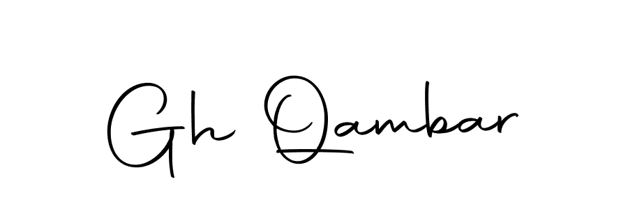 How to make Gh Qambar signature? Autography-DOLnW is a professional autograph style. Create handwritten signature for Gh Qambar name. Gh Qambar signature style 10 images and pictures png