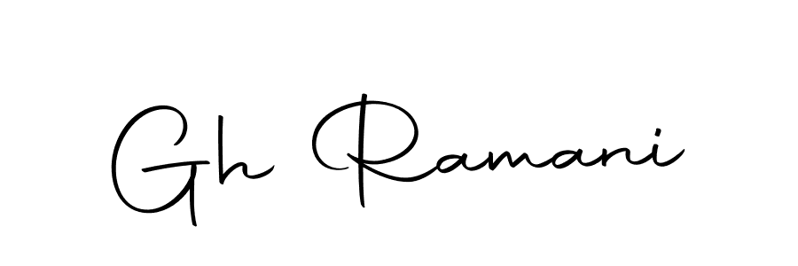 How to make Gh Ramani signature? Autography-DOLnW is a professional autograph style. Create handwritten signature for Gh Ramani name. Gh Ramani signature style 10 images and pictures png