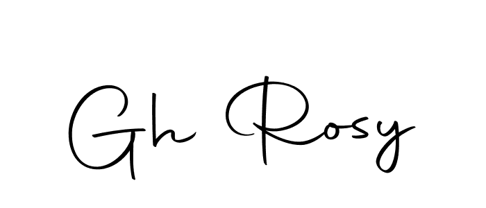 Use a signature maker to create a handwritten signature online. With this signature software, you can design (Autography-DOLnW) your own signature for name Gh Rosy. Gh Rosy signature style 10 images and pictures png