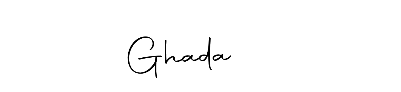 How to make Ghadaغادة name signature. Use Autography-DOLnW style for creating short signs online. This is the latest handwritten sign. Ghadaغادة signature style 10 images and pictures png