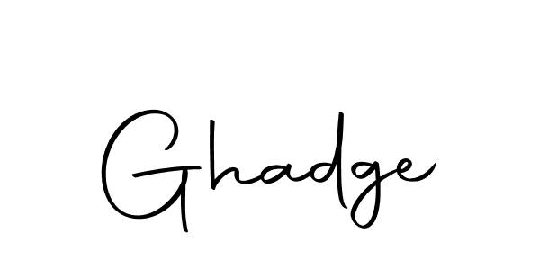 if you are searching for the best signature style for your name Ghadge. so please give up your signature search. here we have designed multiple signature styles  using Autography-DOLnW. Ghadge signature style 10 images and pictures png