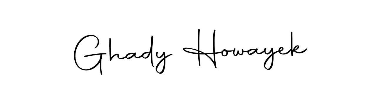 Autography-DOLnW is a professional signature style that is perfect for those who want to add a touch of class to their signature. It is also a great choice for those who want to make their signature more unique. Get Ghady Howayek name to fancy signature for free. Ghady Howayek signature style 10 images and pictures png