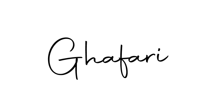 Use a signature maker to create a handwritten signature online. With this signature software, you can design (Autography-DOLnW) your own signature for name Ghafari. Ghafari signature style 10 images and pictures png