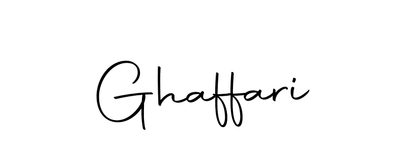 Design your own signature with our free online signature maker. With this signature software, you can create a handwritten (Autography-DOLnW) signature for name Ghaffari. Ghaffari signature style 10 images and pictures png