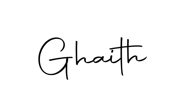 Ghaith stylish signature style. Best Handwritten Sign (Autography-DOLnW) for my name. Handwritten Signature Collection Ideas for my name Ghaith. Ghaith signature style 10 images and pictures png