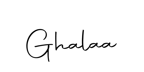 Ghalaa stylish signature style. Best Handwritten Sign (Autography-DOLnW) for my name. Handwritten Signature Collection Ideas for my name Ghalaa. Ghalaa signature style 10 images and pictures png