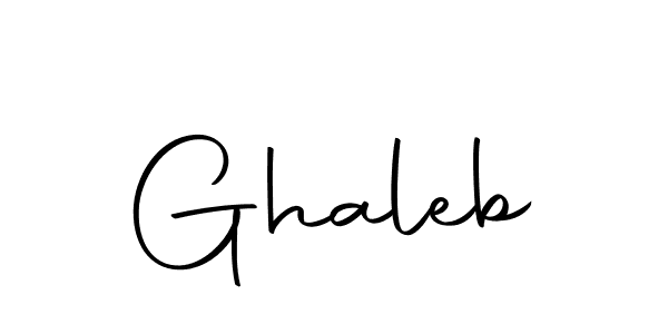 How to make Ghaleb signature? Autography-DOLnW is a professional autograph style. Create handwritten signature for Ghaleb name. Ghaleb signature style 10 images and pictures png