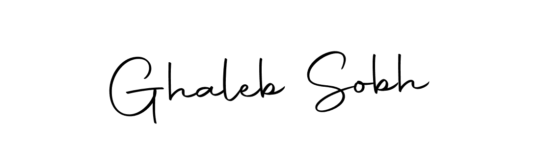 Use a signature maker to create a handwritten signature online. With this signature software, you can design (Autography-DOLnW) your own signature for name Ghaleb Sobh. Ghaleb Sobh signature style 10 images and pictures png