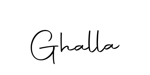 Ghalla stylish signature style. Best Handwritten Sign (Autography-DOLnW) for my name. Handwritten Signature Collection Ideas for my name Ghalla. Ghalla signature style 10 images and pictures png