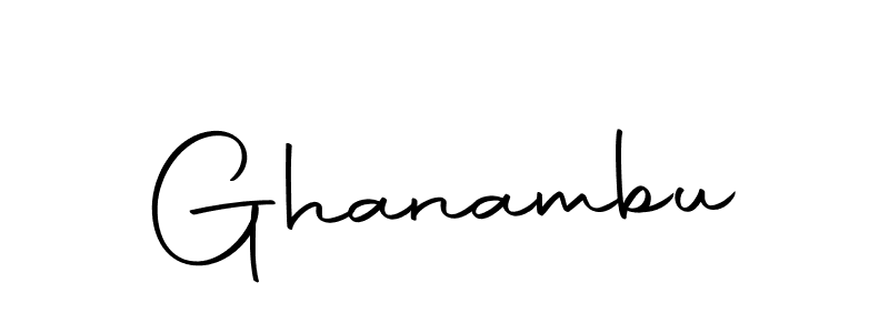How to make Ghanambu signature? Autography-DOLnW is a professional autograph style. Create handwritten signature for Ghanambu name. Ghanambu signature style 10 images and pictures png