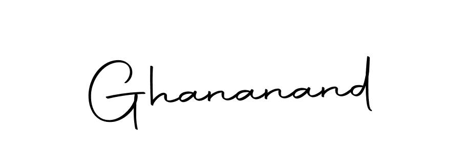 Make a beautiful signature design for name Ghananand. With this signature (Autography-DOLnW) style, you can create a handwritten signature for free. Ghananand signature style 10 images and pictures png