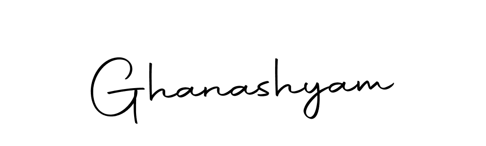 How to make Ghanashyam signature? Autography-DOLnW is a professional autograph style. Create handwritten signature for Ghanashyam name. Ghanashyam signature style 10 images and pictures png