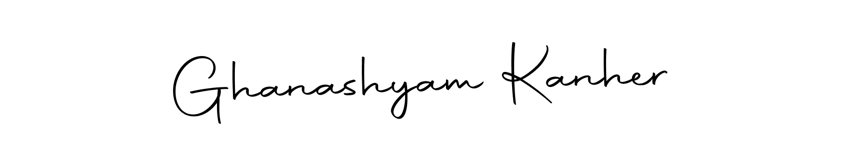 Make a beautiful signature design for name Ghanashyam Kanher. With this signature (Autography-DOLnW) style, you can create a handwritten signature for free. Ghanashyam Kanher signature style 10 images and pictures png