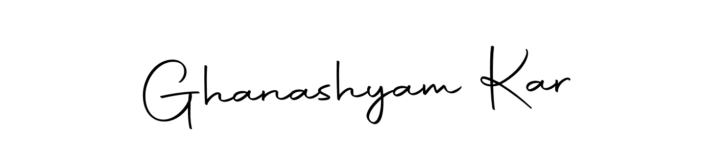 Design your own signature with our free online signature maker. With this signature software, you can create a handwritten (Autography-DOLnW) signature for name Ghanashyam Kar. Ghanashyam Kar signature style 10 images and pictures png