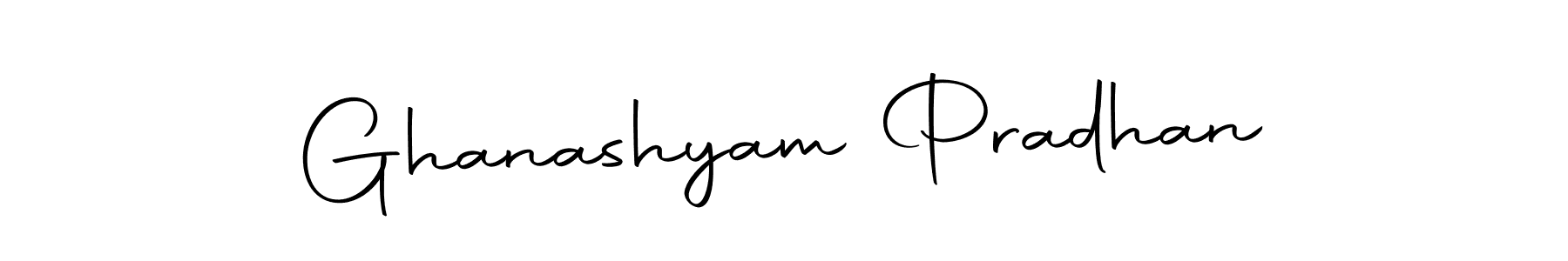 The best way (Autography-DOLnW) to make a short signature is to pick only two or three words in your name. The name Ghanashyam Pradhan include a total of six letters. For converting this name. Ghanashyam Pradhan signature style 10 images and pictures png