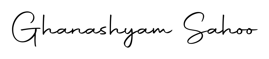 Explore multiple handwriting variations for Ghanashyam Sahoo including this stunning Autography-DOLnW design. Free to use across all platforms. Ghanashyam Sahoo signature style 10 images and pictures png