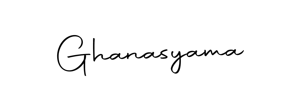 You can use this online signature creator to create a handwritten signature for the name Ghanasyama. This is the best online autograph maker. Ghanasyama signature style 10 images and pictures png