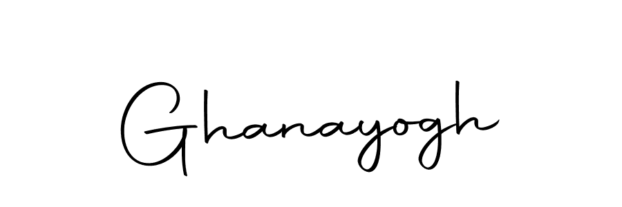 Make a beautiful signature design for name Ghanayogh. With this signature (Autography-DOLnW) style, you can create a handwritten signature for free. Ghanayogh signature style 10 images and pictures png