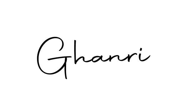 Use a signature maker to create a handwritten signature online. With this signature software, you can design (Autography-DOLnW) your own signature for name Ghanri. Ghanri signature style 10 images and pictures png