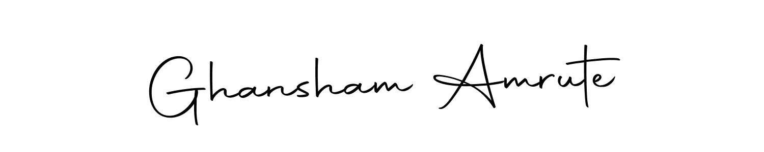 if you are searching for the best signature style for your name Ghansham Amrute. so please give up your signature search. here we have designed multiple signature styles  using Autography-DOLnW. Ghansham Amrute signature style 10 images and pictures png