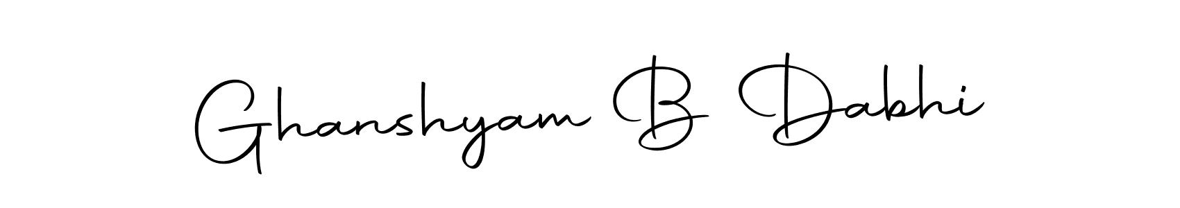 Once you've used our free online signature maker to create your best signature Autography-DOLnW style, it's time to enjoy all of the benefits that Ghanshyam B Dabhi name signing documents. Ghanshyam B Dabhi signature style 10 images and pictures png