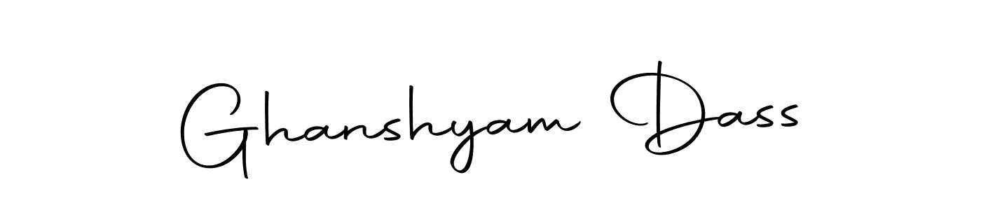 Use a signature maker to create a handwritten signature online. With this signature software, you can design (Autography-DOLnW) your own signature for name Ghanshyam Dass. Ghanshyam Dass signature style 10 images and pictures png