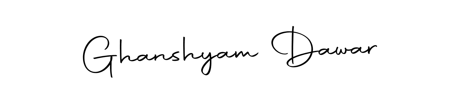 The best way (Autography-DOLnW) to make a short signature is to pick only two or three words in your name. The name Ghanshyam Dawar include a total of six letters. For converting this name. Ghanshyam Dawar signature style 10 images and pictures png